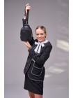 Сумка-рюкзак женский Lanotti 6610/Черный